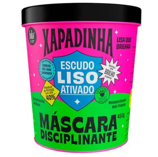 Máscara capilar Xapadinha Disciplinante Lola Cosmetics com 450g