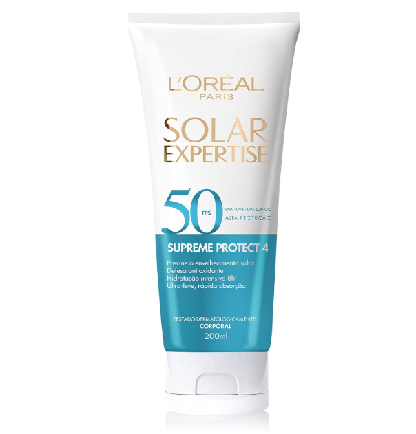 Protetor Solar L'Oréal Paris Solar Expertise Supreme Protect 4 FPS50 200ml