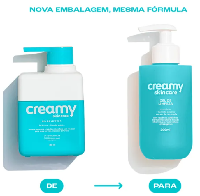 Gel de Limpeza Creamy Skincare 200ml - Imagem 3