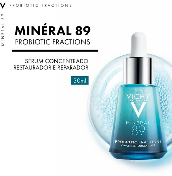 Sérum Concentrado Iluminador Facial Vichy Minéral 89 Frações Probióticas 30ml - Imagem 3