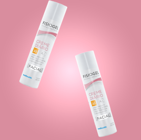 Creme Facial Fisiogel A.I. Ação Calmante FPS 20 com 40ml - Imagem 2