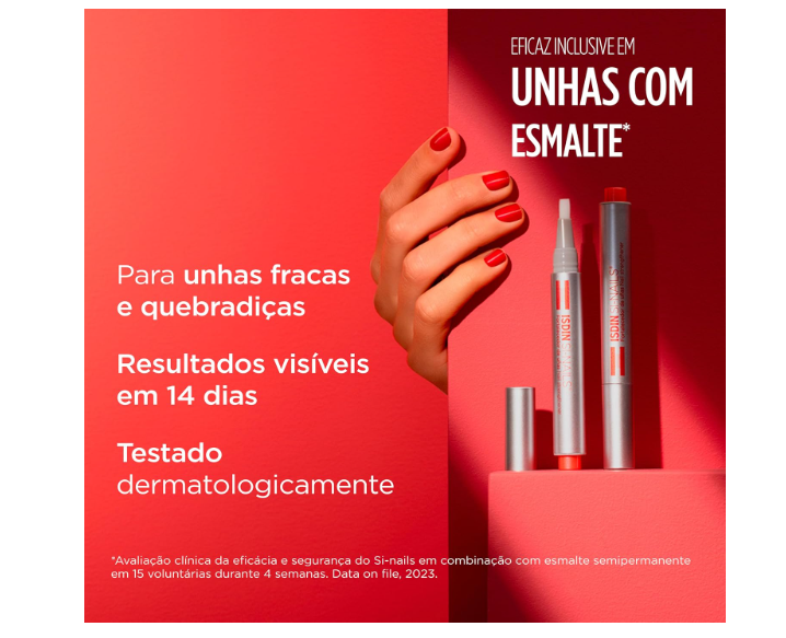 Caneta Fortalecedora de Unhas Frágeis Si-Nails ISDIN 2,5ml - Imagem 2