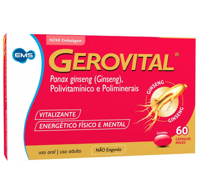 Polivitamínico Gerovital 60 cápsulas