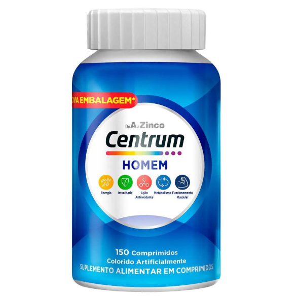 Suplemento Alimentar Centrum Homem 150 Comprimidos
