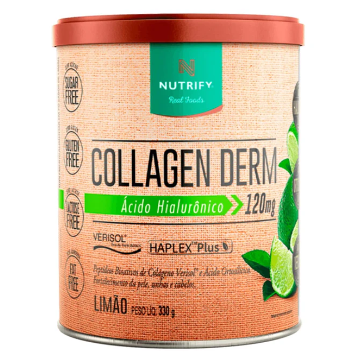 Colágeno Collagen Derm Nutrify sabor Limão 330g