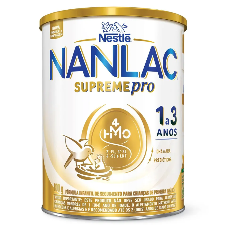 Fórmula Infantil Nanlac Supreme Pro de 1 a 3 anos 800g