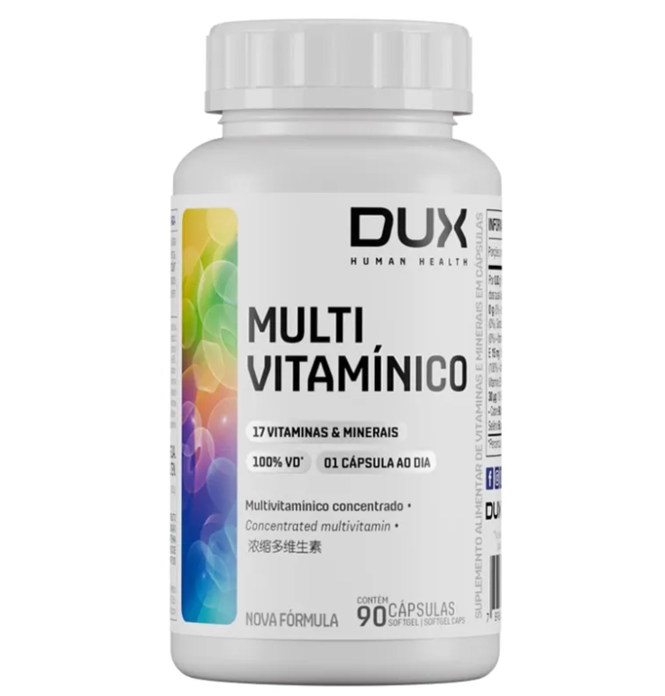 Multivitamínico Dux Nutrition 90 Cápsulas