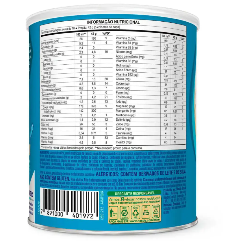 Nutren Control sabor Baunilha 740g - Imagem 3